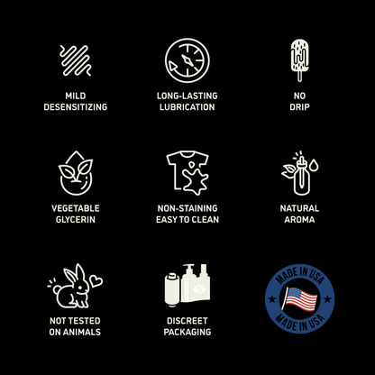 XESSO Lube & More Waterbased Lube XESSO Scented Rear Comfort Glide 4% Lidocaine, Fresh Strawberry