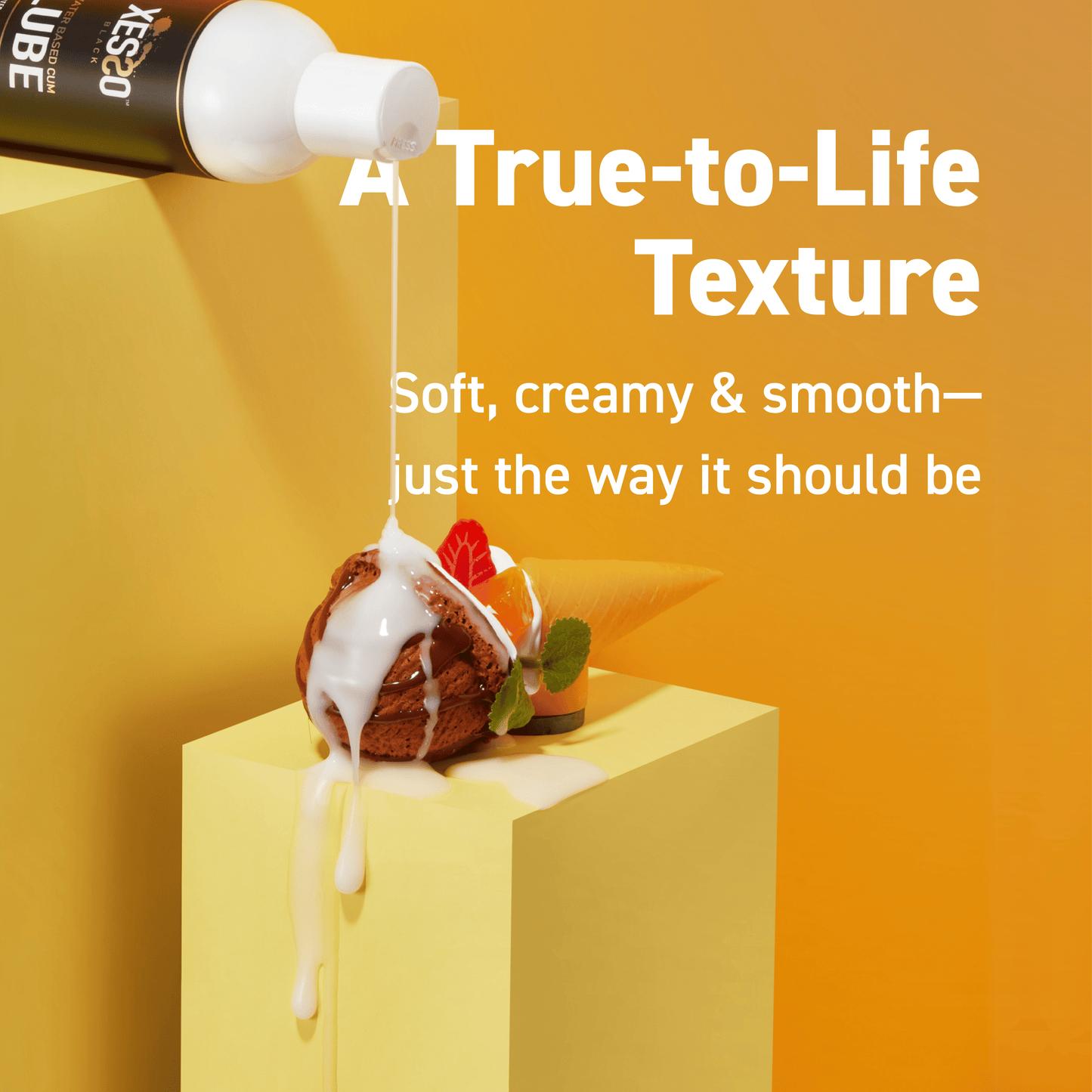 XESSO Lube & More Waterbased Lube XESSO Water Based Creamy Lube, Zesty Strawberry Flavored 8.3 fl oz